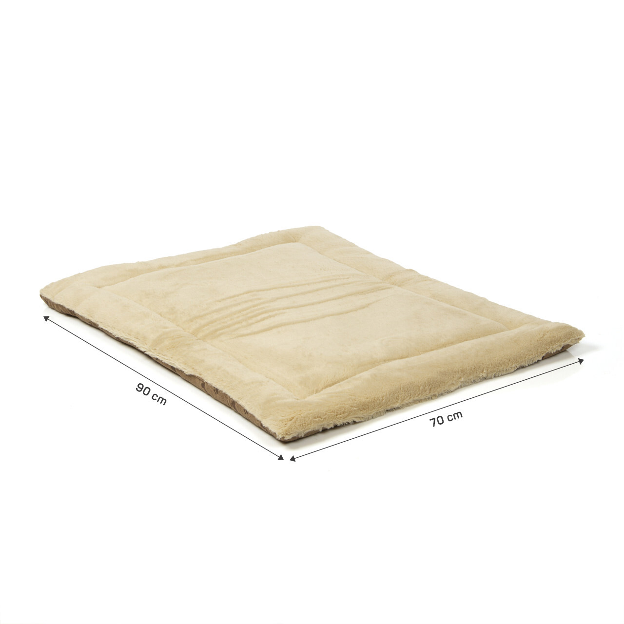 Wallace & Jones Hundebetten Wallace & Jones gepolsterte Plüsch Wendedecke Leeds S