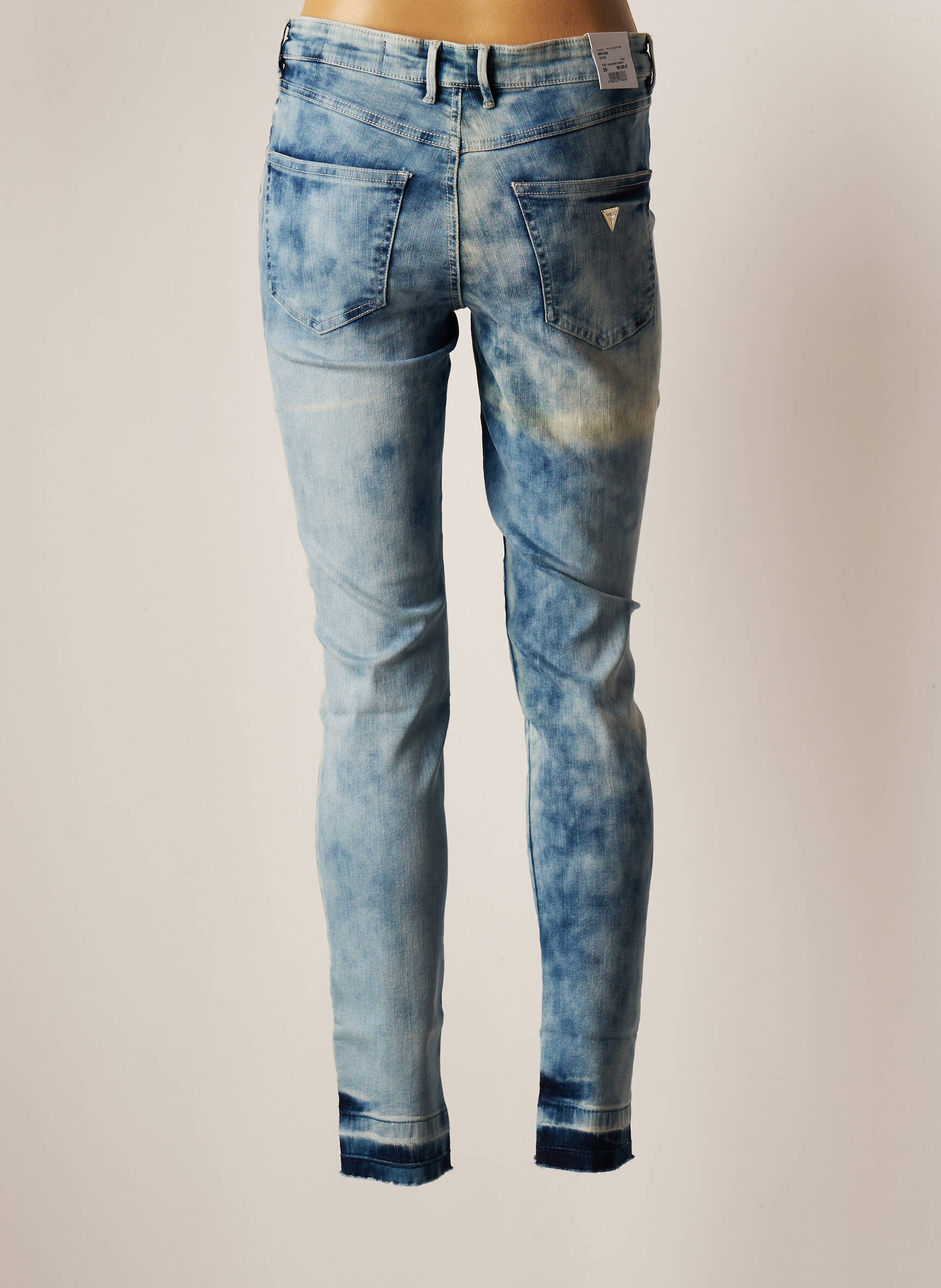 Guess Jeans Skinny Femme couleur bleu