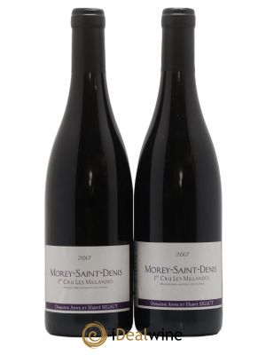 Morey Saint-Denis 1er Cru Les milandes Anne et Hervé Sigaut (Domaine)  2017 - Lot de 2 Bouteilles