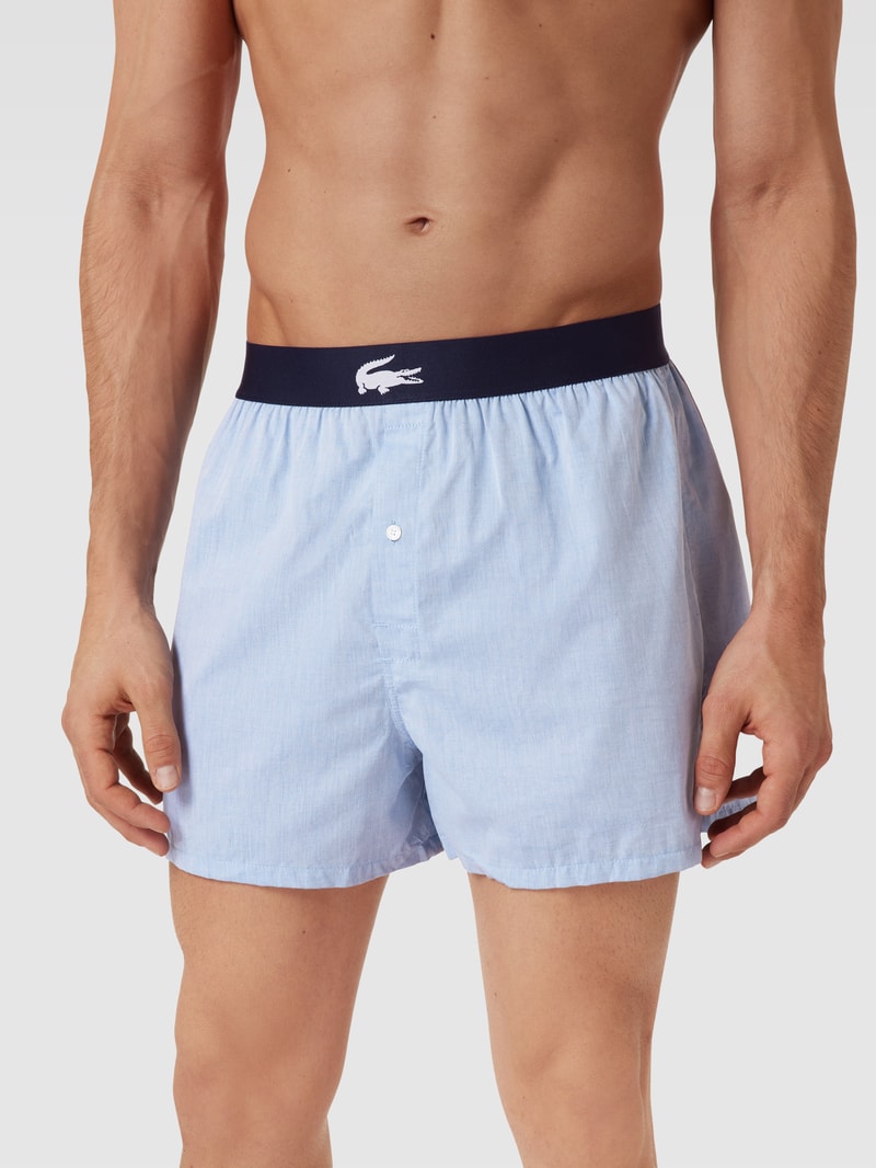 Boxershorts mit Logo-Bund im 3er-Pack Modell 'LIFESTYLE' in blau