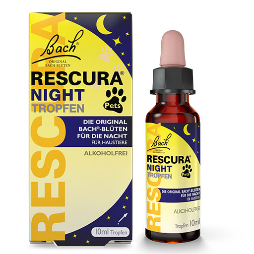 BACHBLÜTEN Original Rescura Night Pets Tro.alk.fr.  10 ml  Tropfen
