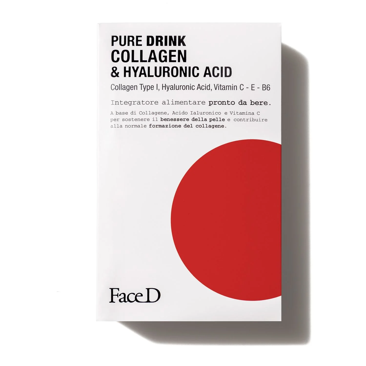 Suplementos de colágeno y ácido hialurónico Pure Drink - Complemento para la piel