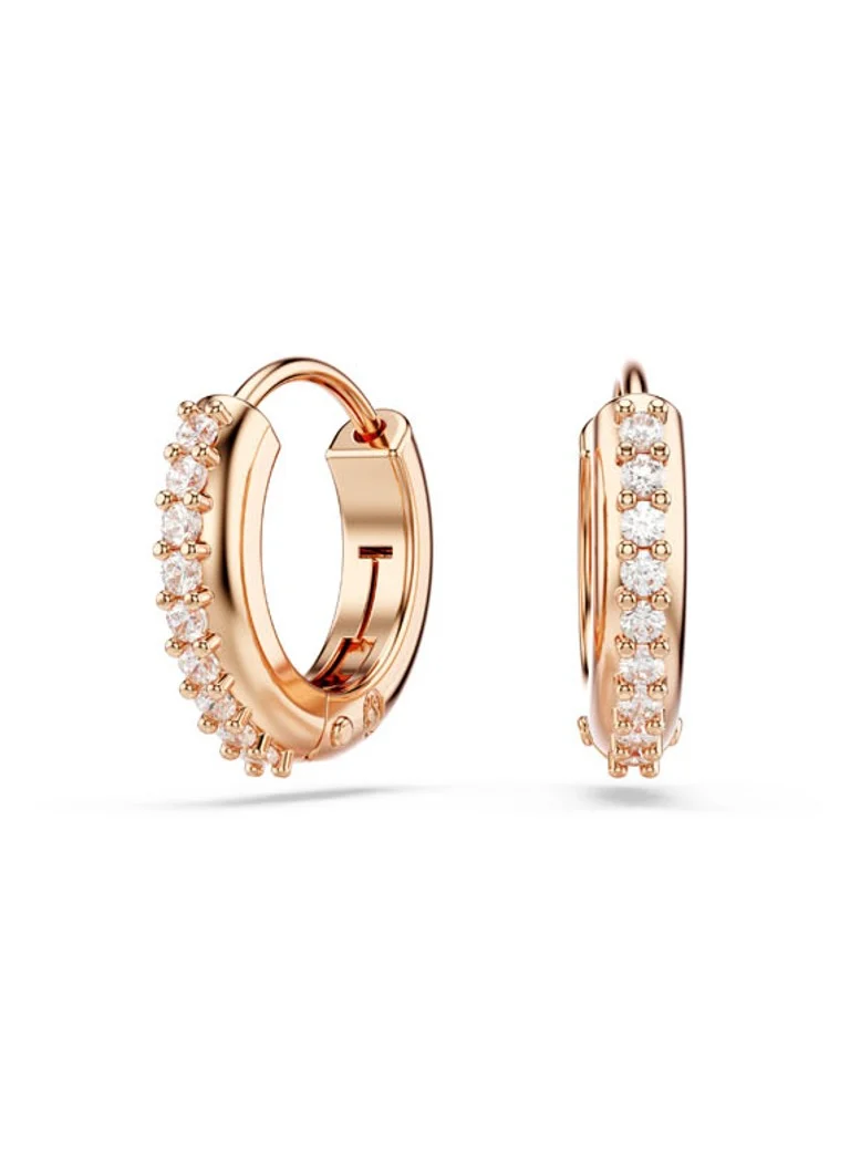 Swarovski Matrix hoop earrings with zirconia