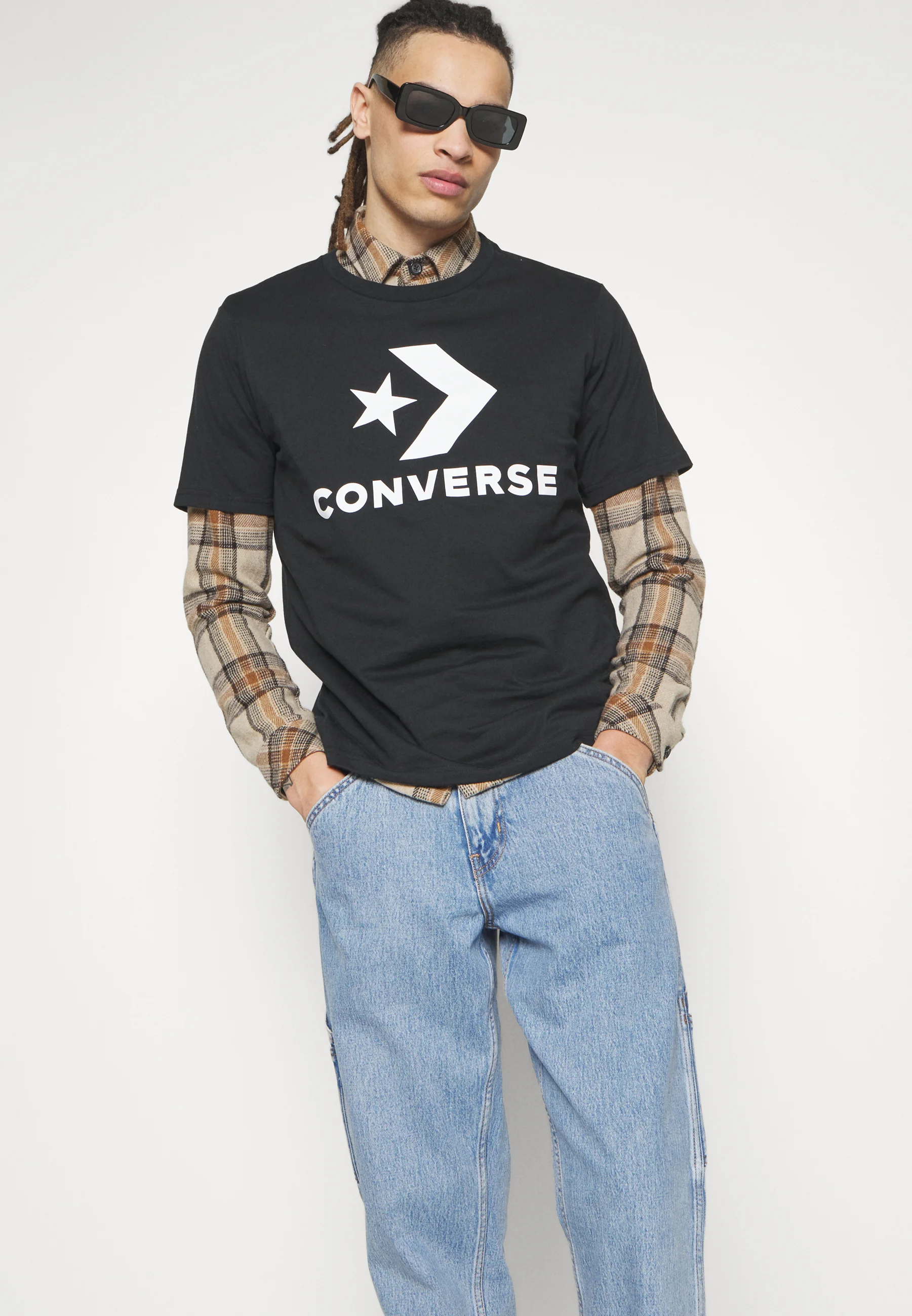 Converse GO TO STAR CHEVRON TEE UNISEX - Camiseta con estampado