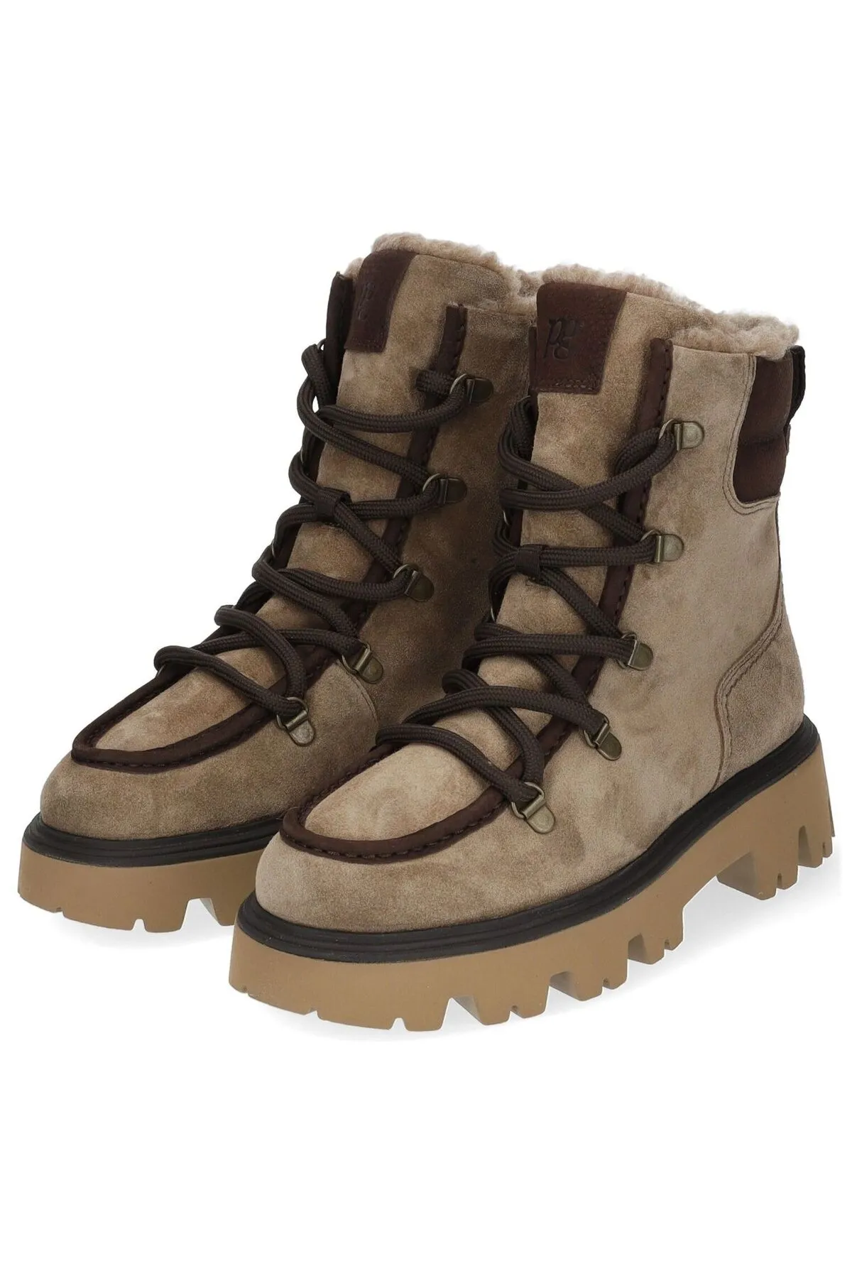 Paul Green  Stiefelette - Beige - Blockabsatz