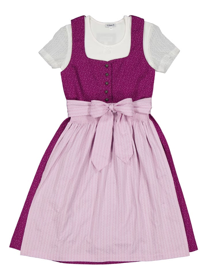 Turi Landhaus Dirndl in Lila günstig kaufen