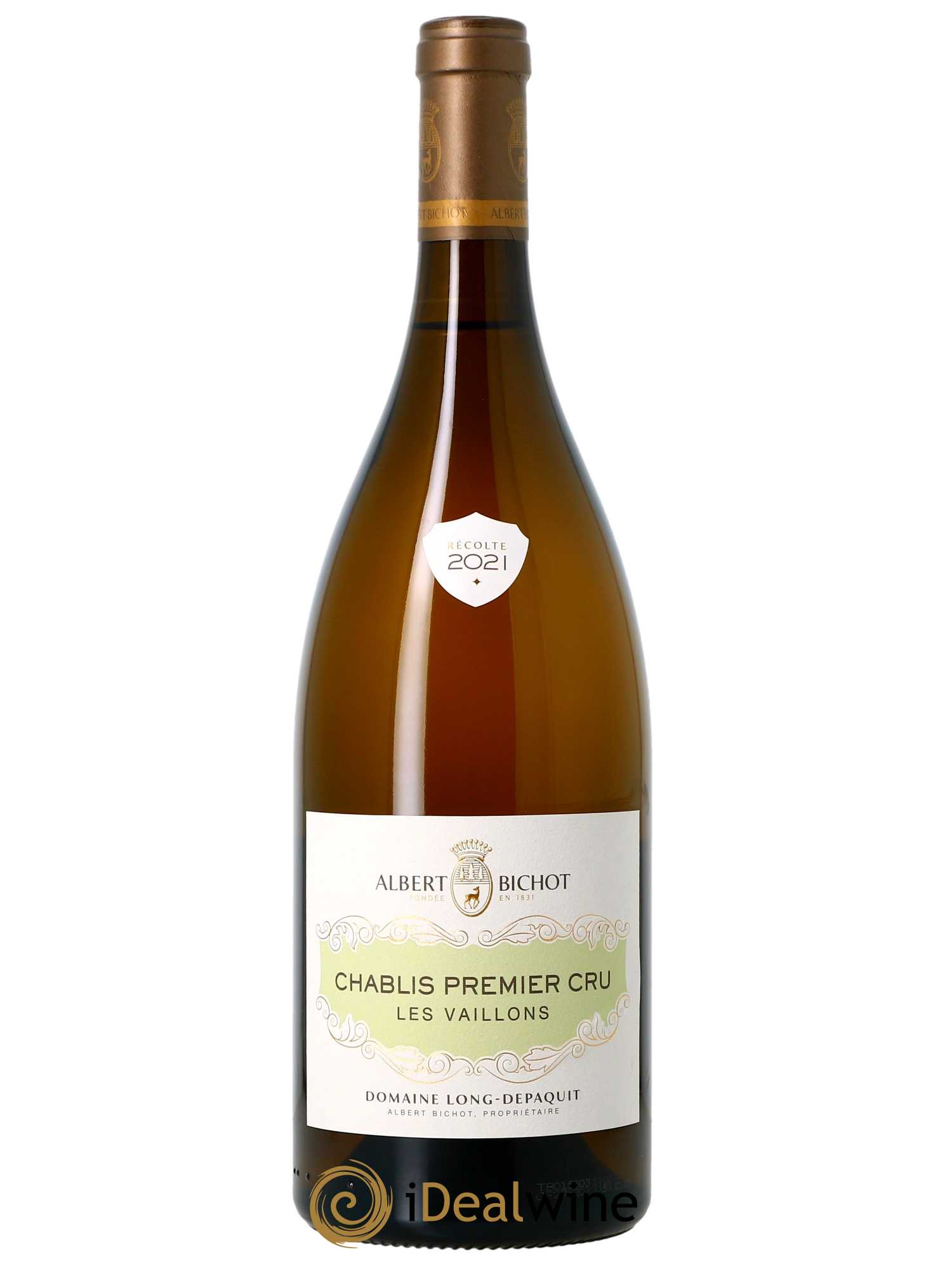 Chablis 1er Cru Vaillons Long Depaquit - Albert Bichot (Domaine)  2021 - Lot de 1 Magnum