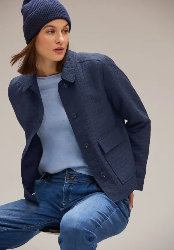 Street One Kurze Jacke im Karodessin