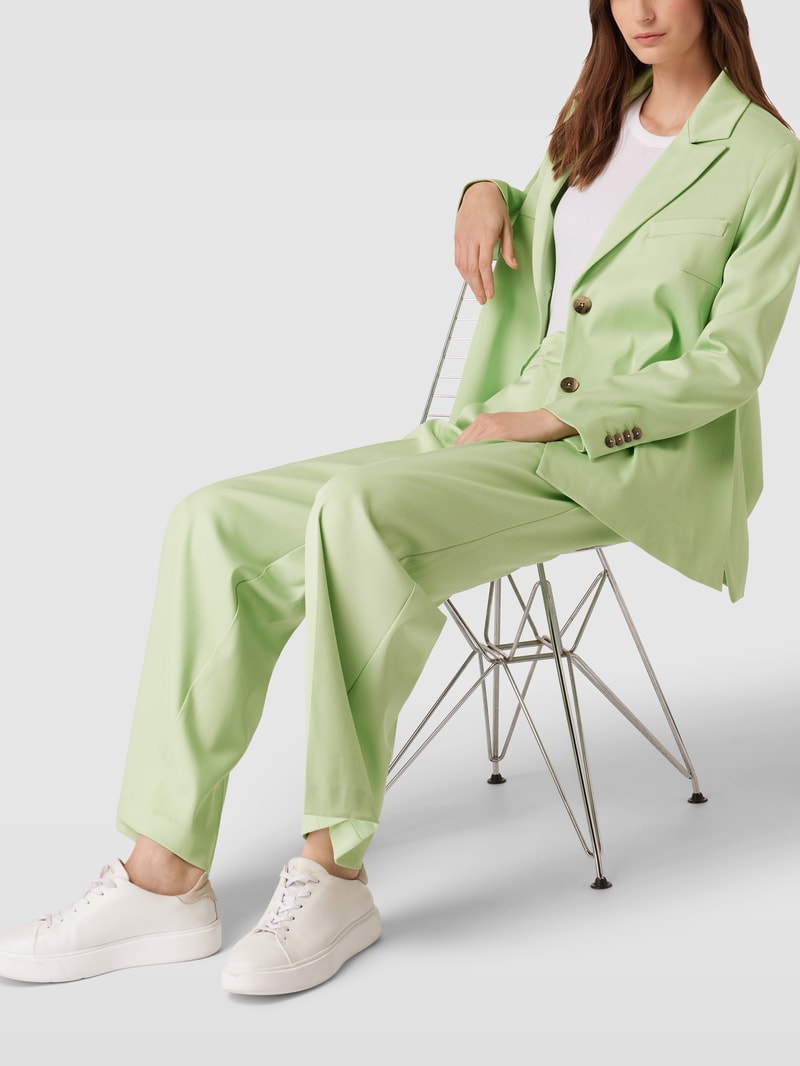 Blazer mit Reverskragen Modell 'Emery Wimo' in hellgrün