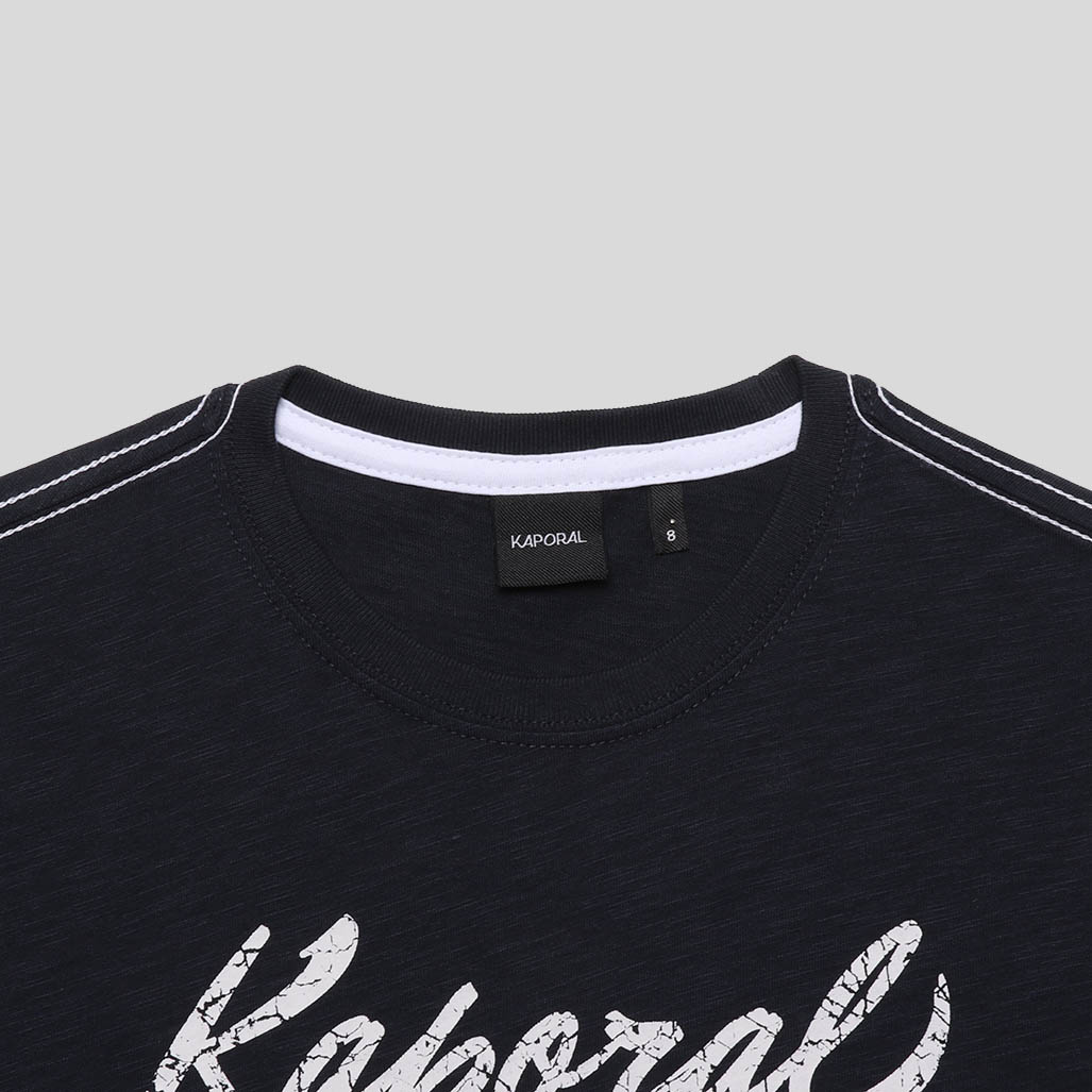 ORIAN  T-shirt bleu Garçon 100% coton