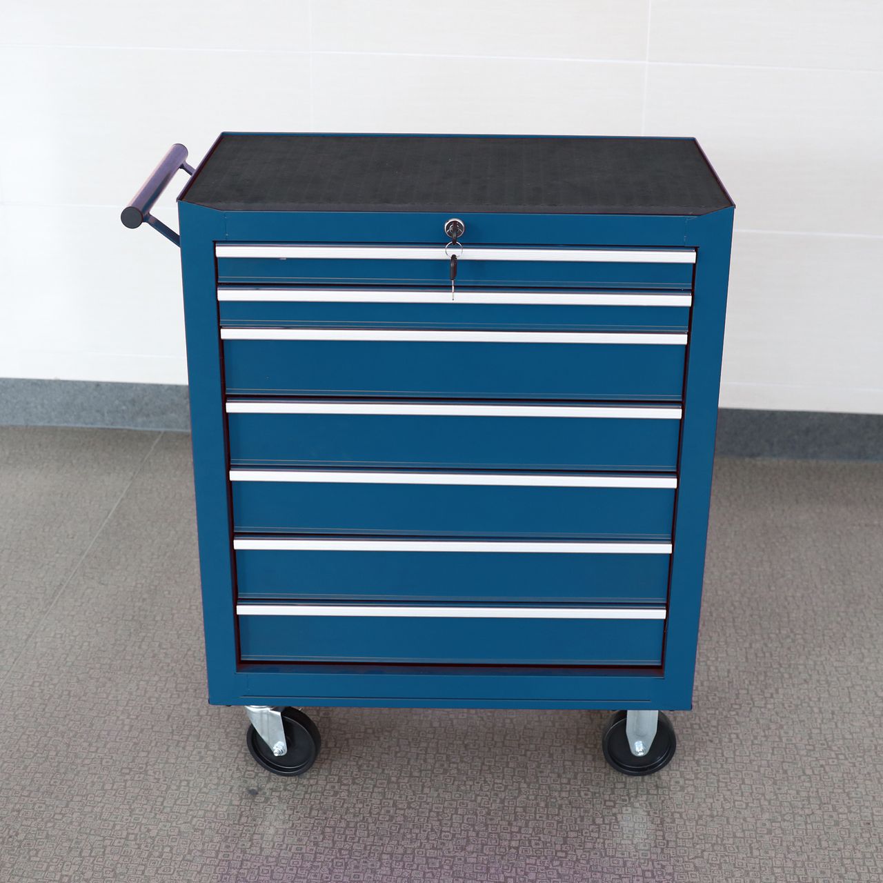 Tech Craft Tech Craft Werkstattwagen, blau, 7 Schubladen, ca. 62 x 33 x 78 cm