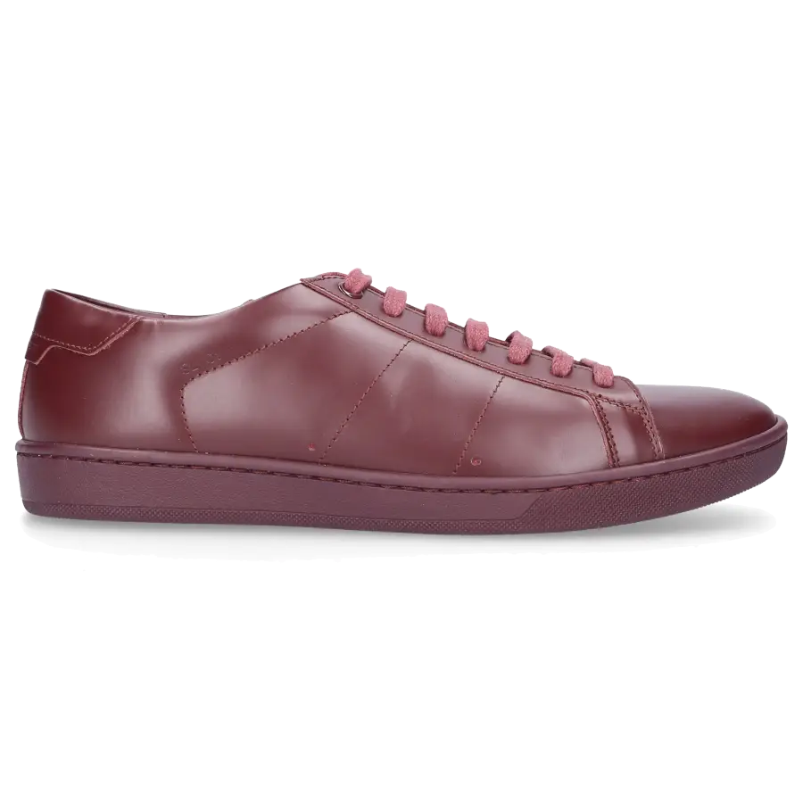 Saint Laurent - Sneaker low SL/06 Kalbsleder Logo bordeaux - rot