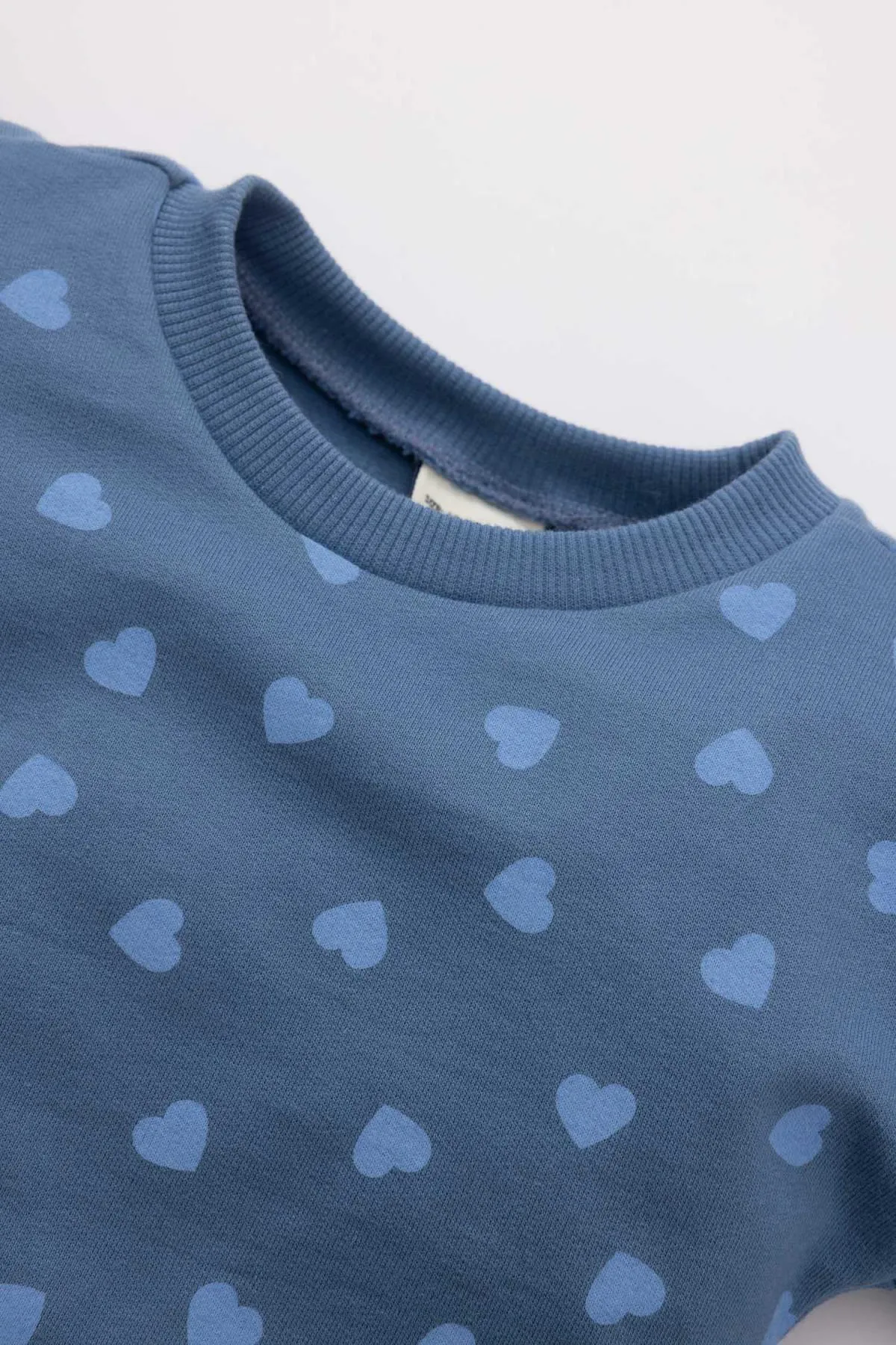 DeFacto  Herzgemusterte Sweatshirt-Strumpfhosen für Babys im 2er-Set
