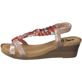 2Go Fashion Keilsandale in gold