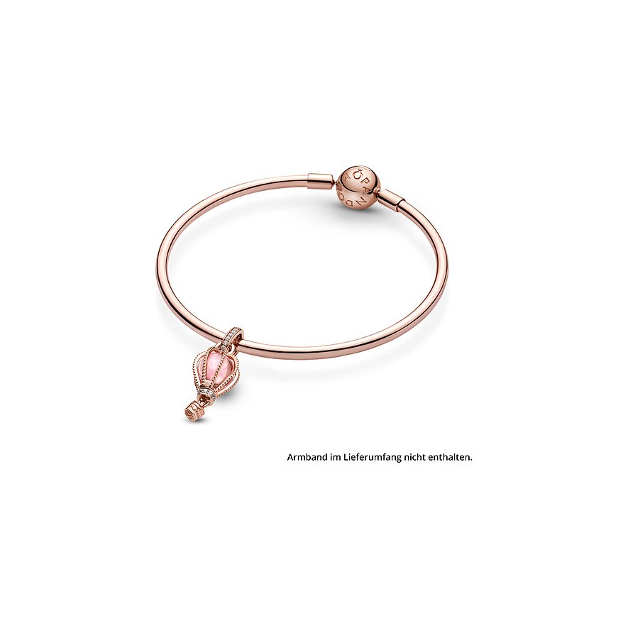 Pandora Charm Moments Funkelnder rosafarbener Heißluftballon