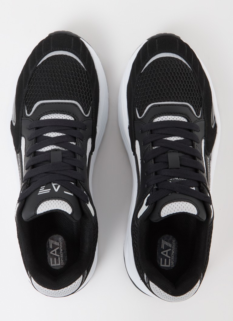 Αθλητικά παπούτσια Emporio Armani Cusher Sonic Mix από σουέτ με λεπτομέρειες από πλέγμα