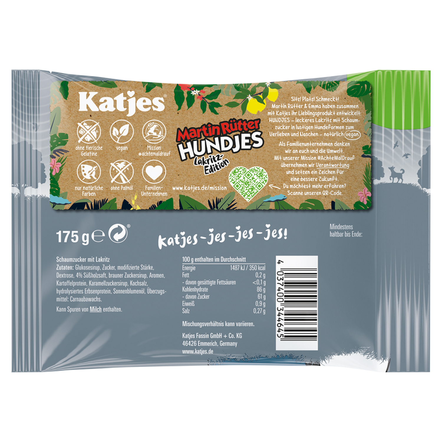 Katjes Martin Rütter Hundjes 175g
