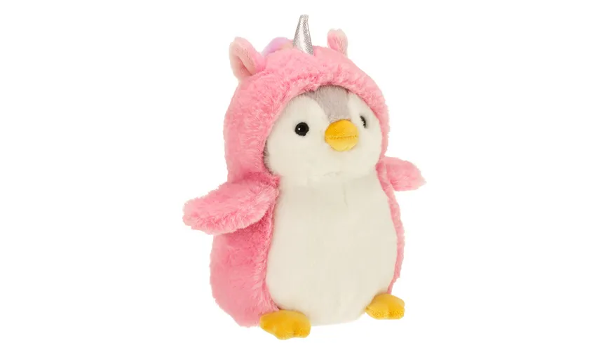 Müller - Toy Place -  Plüschtier Pinguin Einhorn, 19 cm