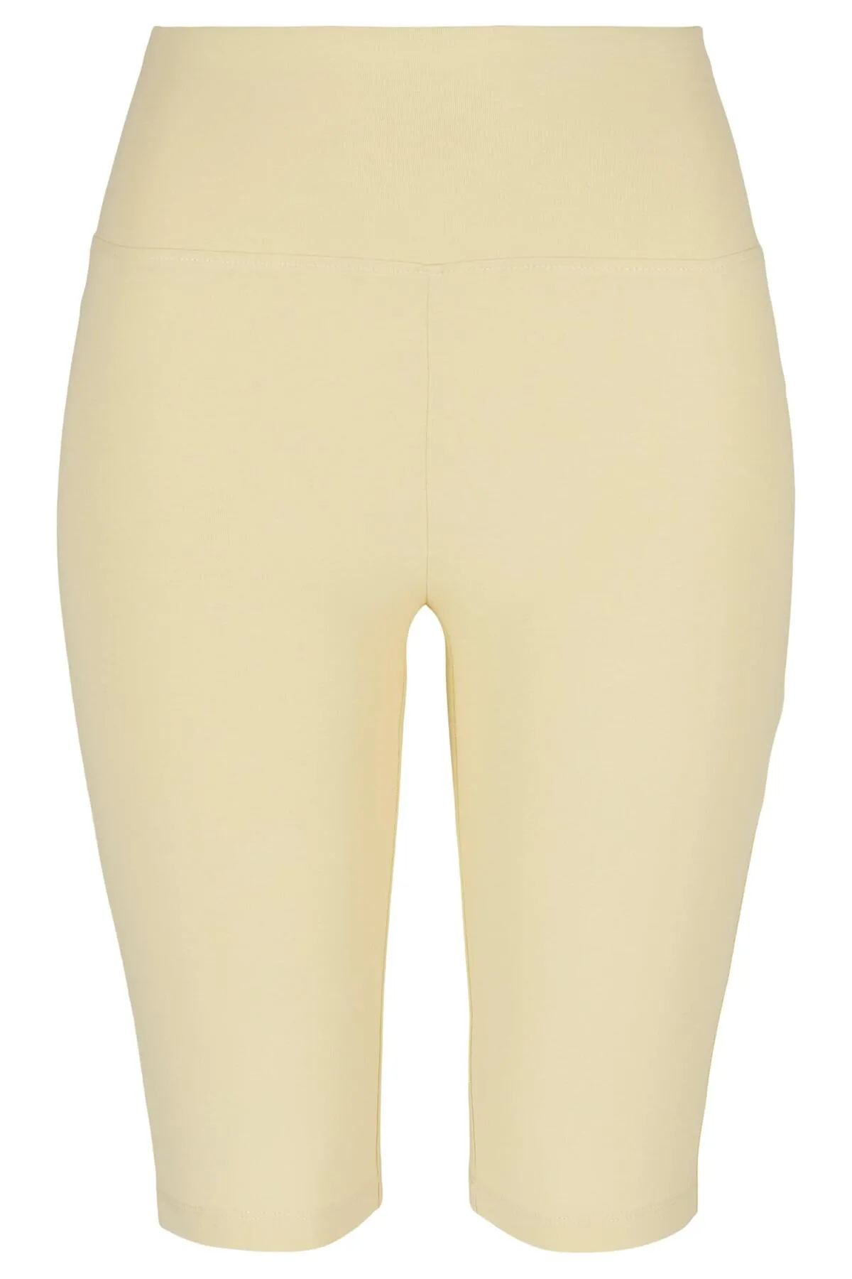 Urban Classics  Kurze Sporthose - Gelb - Hoher Bund