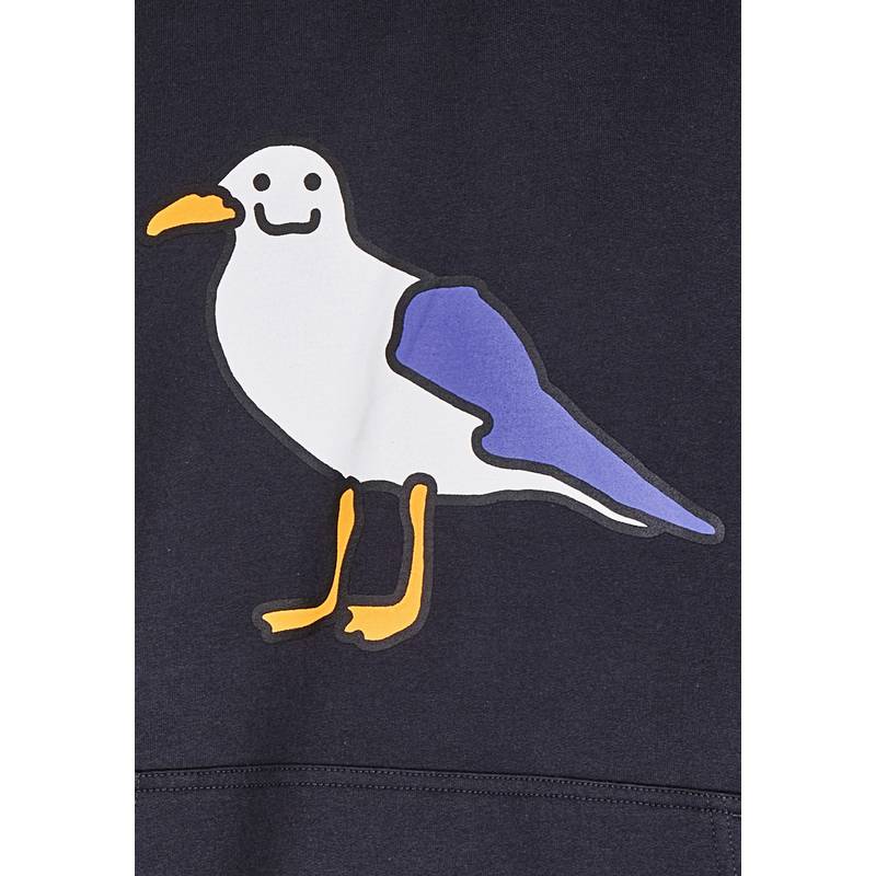 Cleptomanicx Smile Gull Hoodie Herren