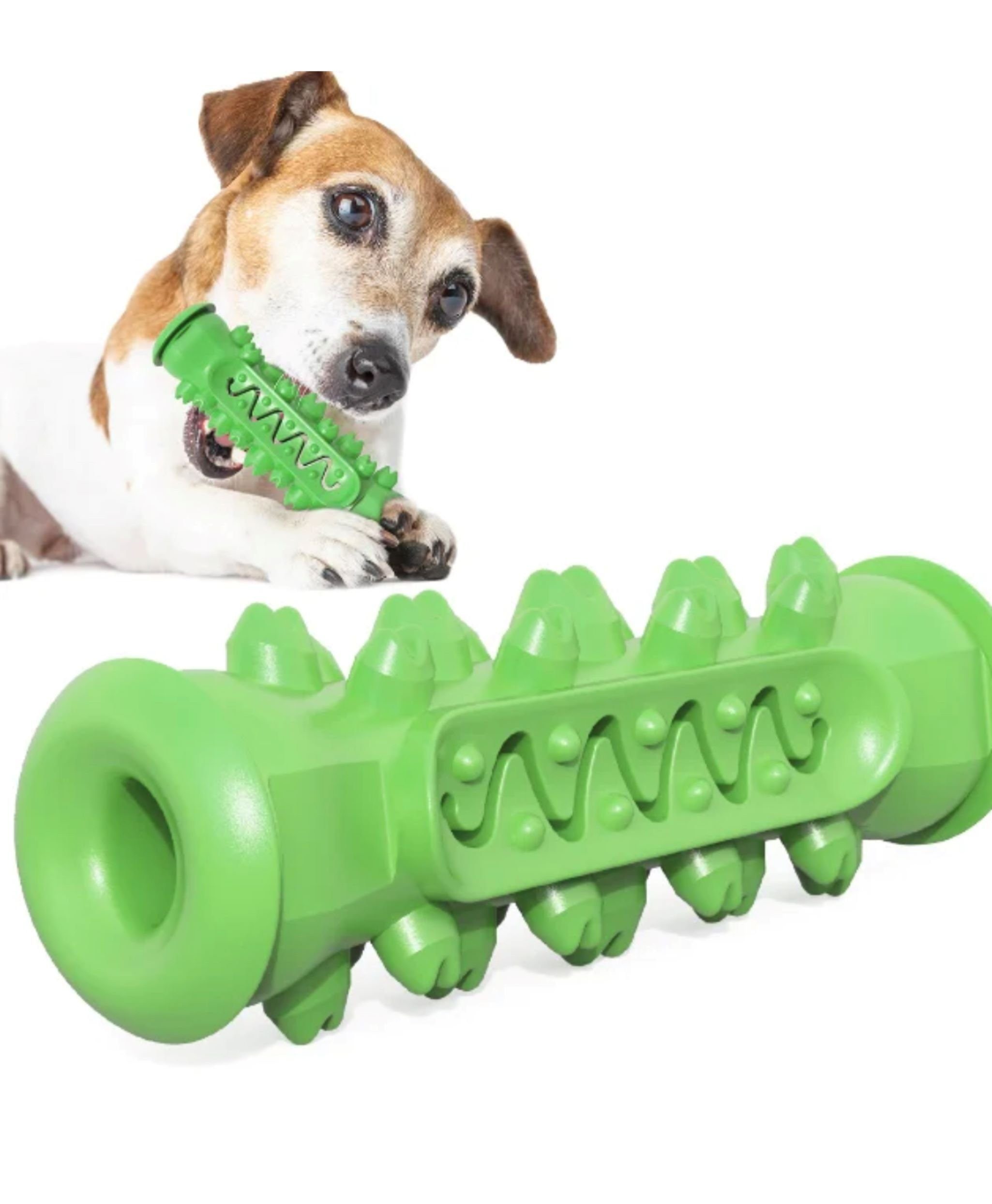 Bäll Kauspielzeug Hunde interaktiver Kauknochen, Zahnsteinentfernung, Noppen, befüllbar, Therapieunterstützung, Gewichtskontrolle, robust und langlebig