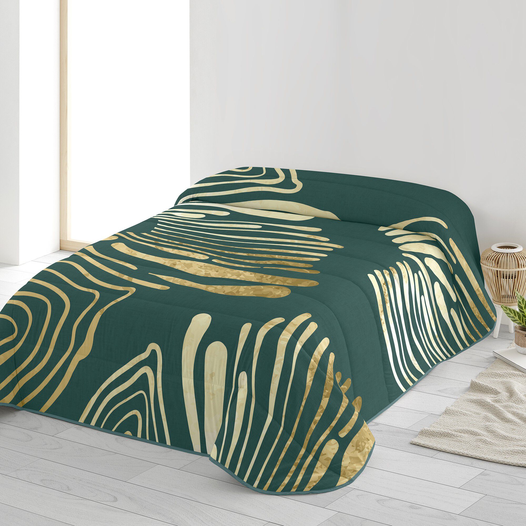 Couette microfibre imprimée zebra 200 g/m²