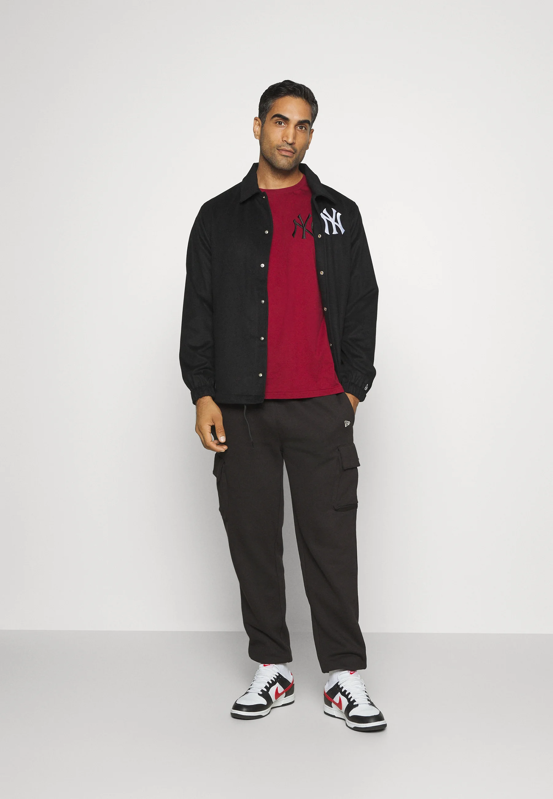Chaqueta de entrenador de los New York Yankees de la MLB de New Era - Equipo