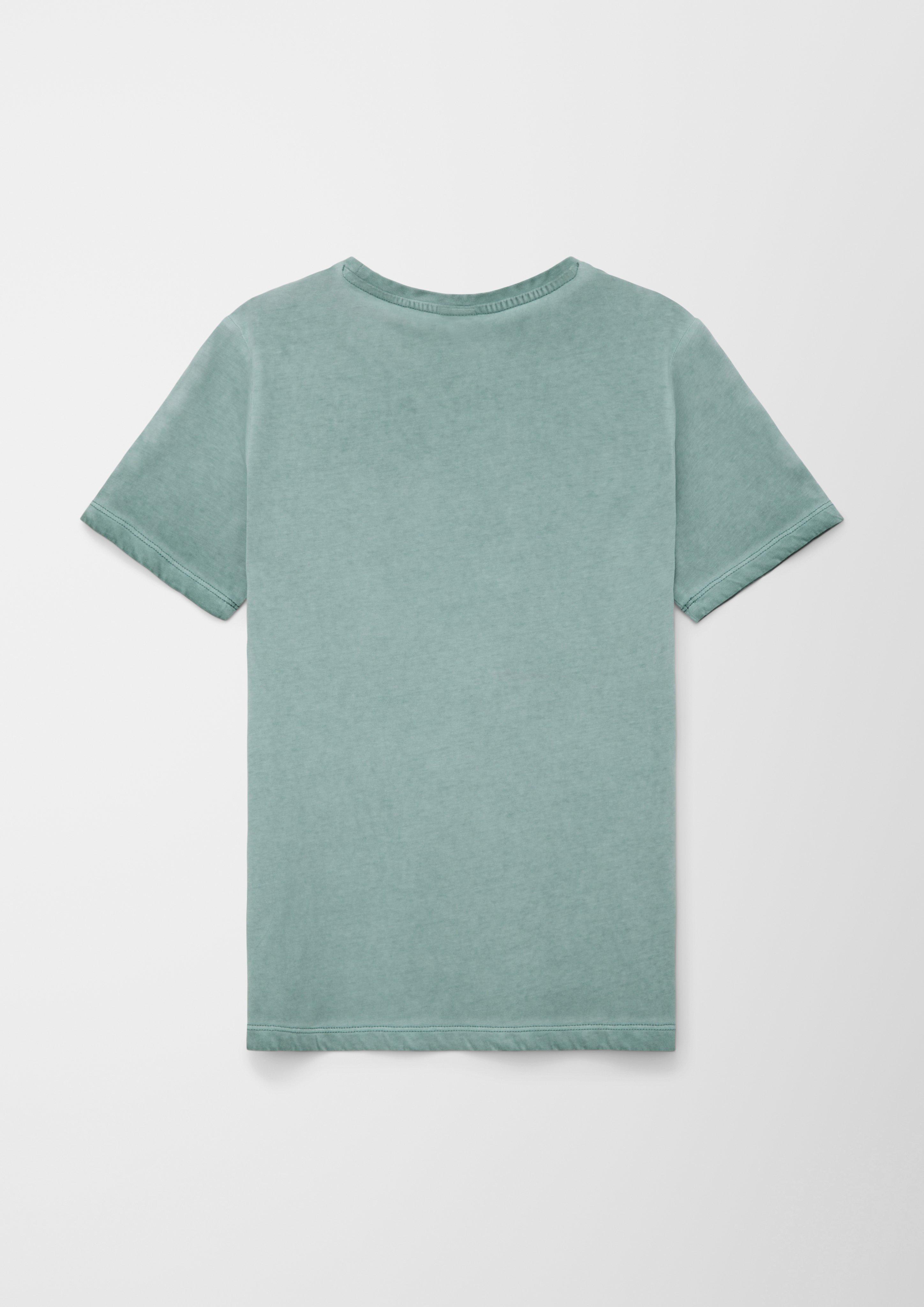Baumwollshirt mit Garment Dye  2128290-6714