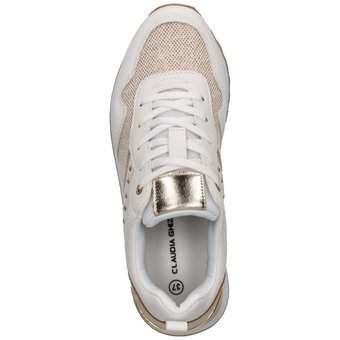 Claudia Ghizzani Plateau Sneaker in weiß