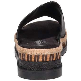 Rieker Pantolette in schwarz