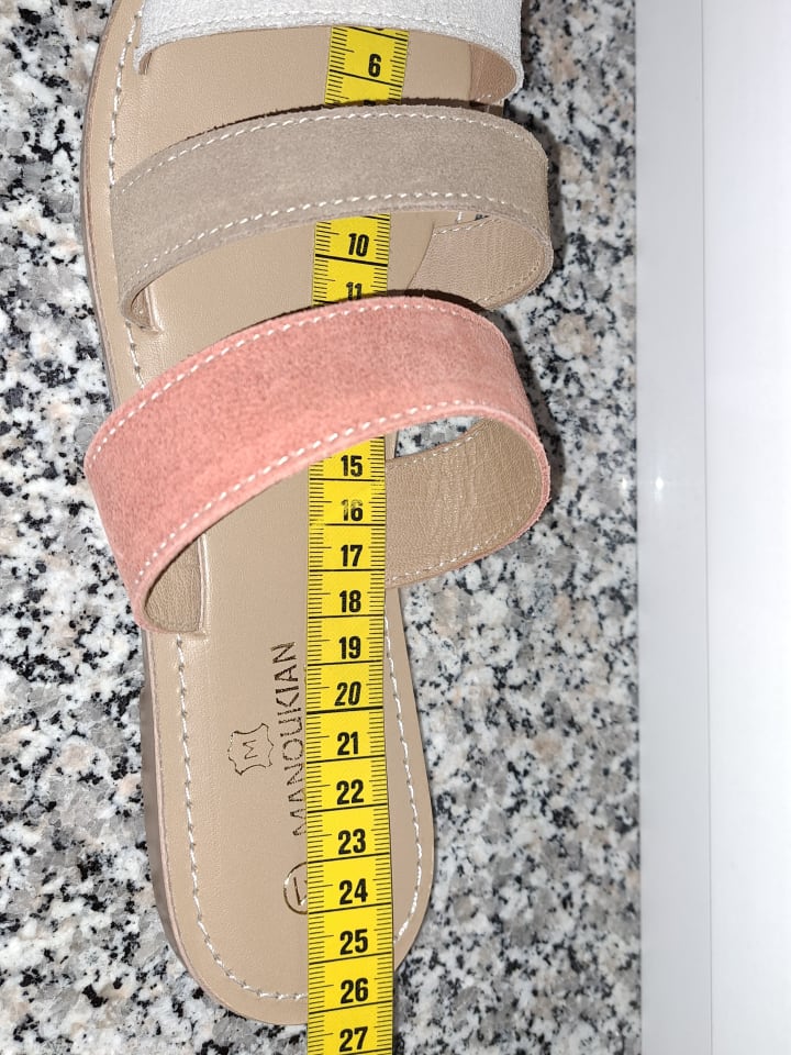 Manoukian shoes Leder-Pantoletten 