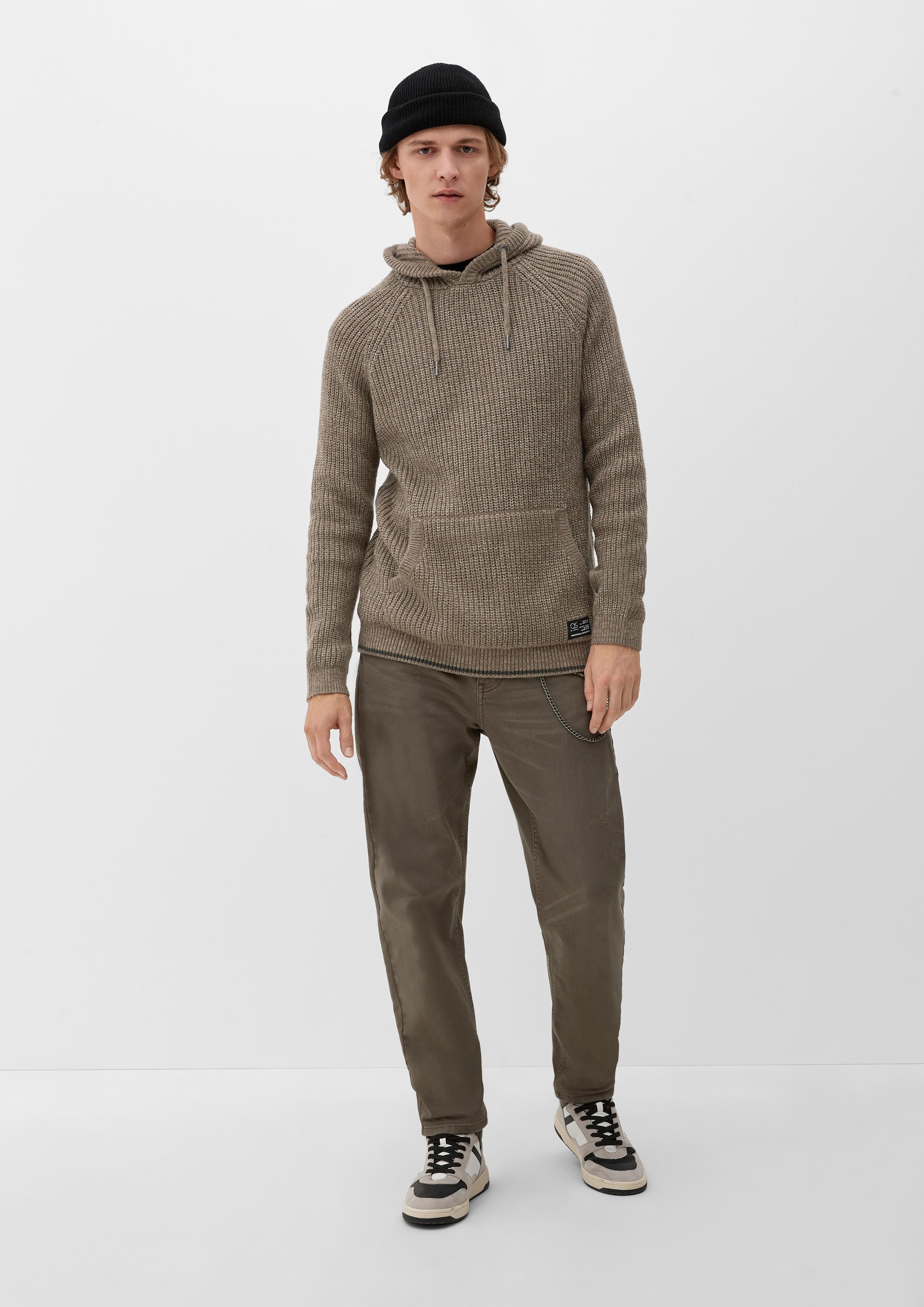 Strickpullover mit Kängurutasche  2118696-84W0