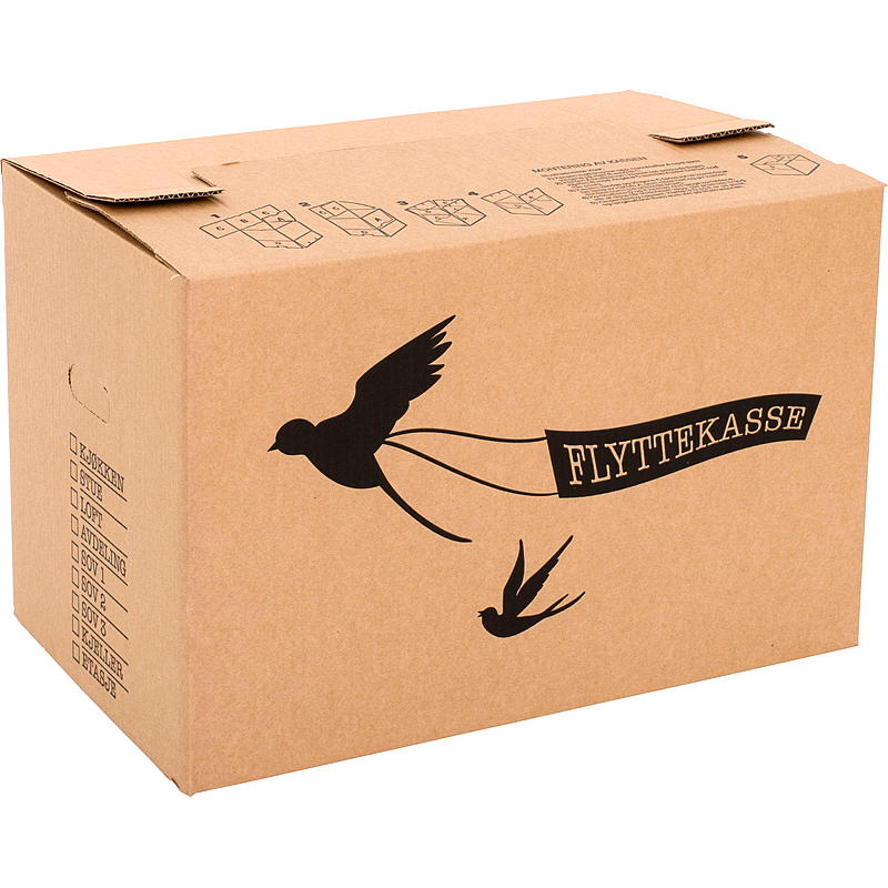 Flyttekasse 60x38x39 cm