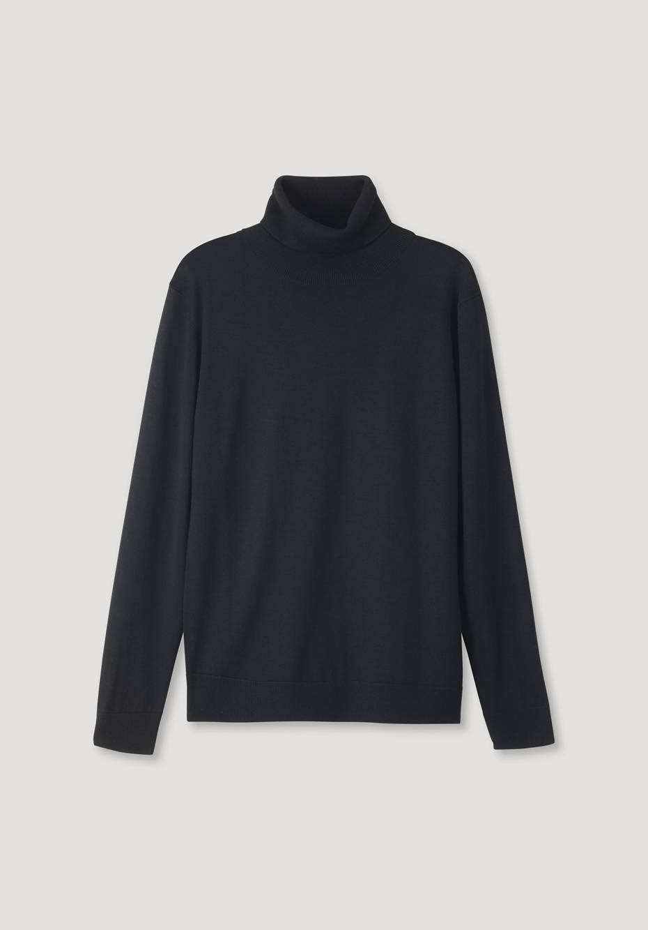 Rollkragenpullover aus reiner Bio-Merinowolle