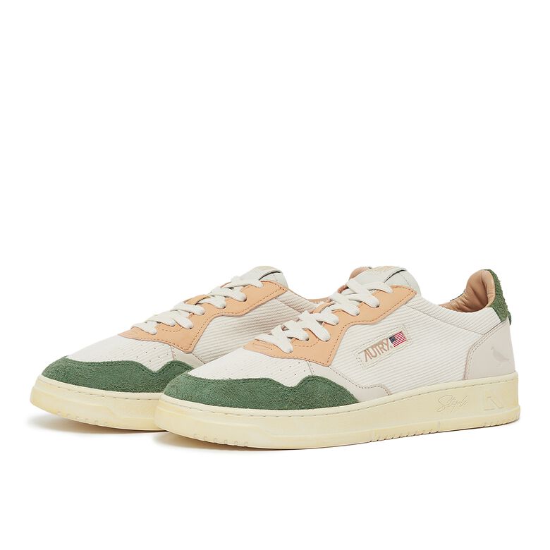 Autry x Staple Medalist Low Man wht/grn/orng