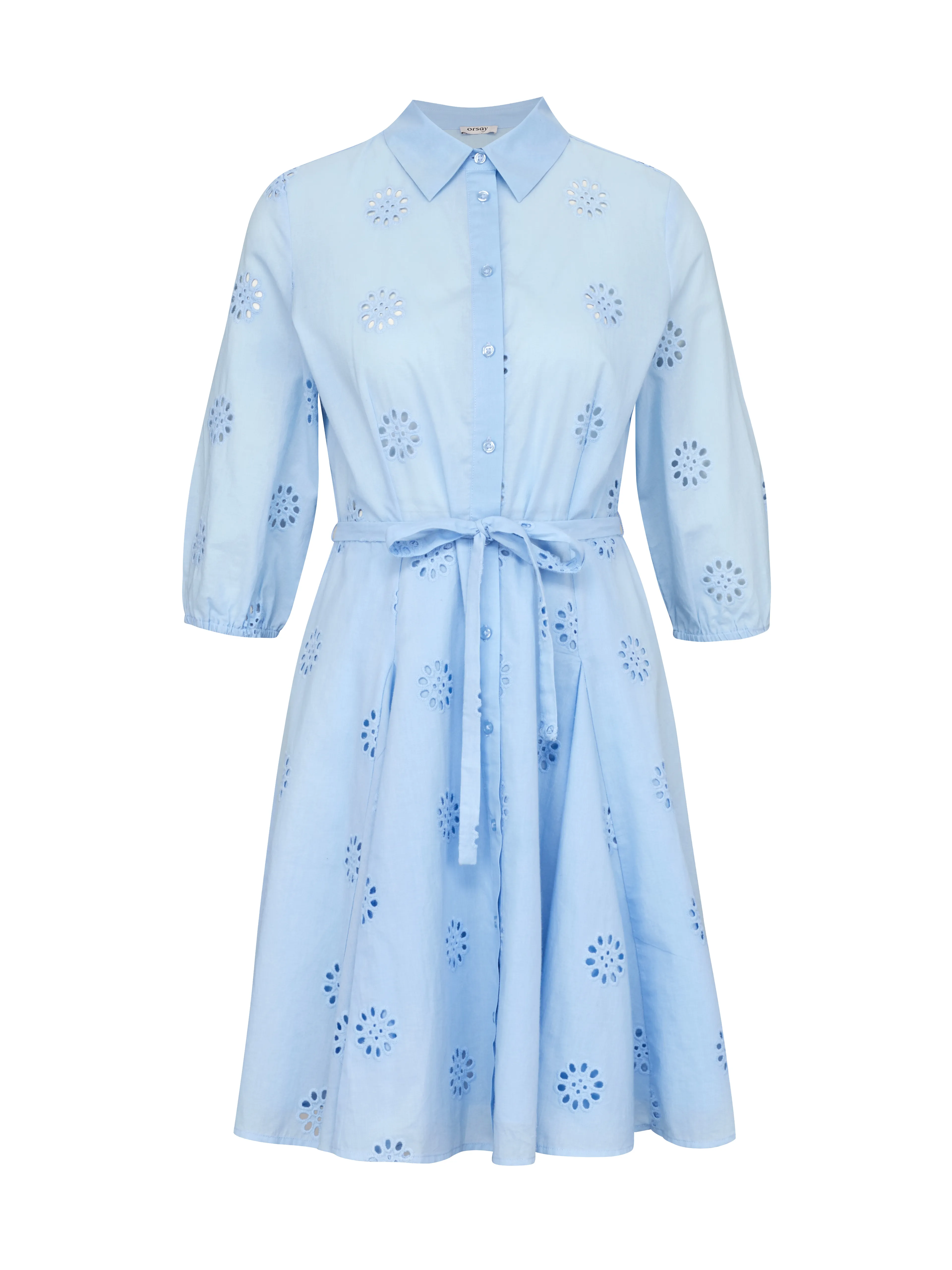 Blaues Damen-Hemdkleid ORSAY