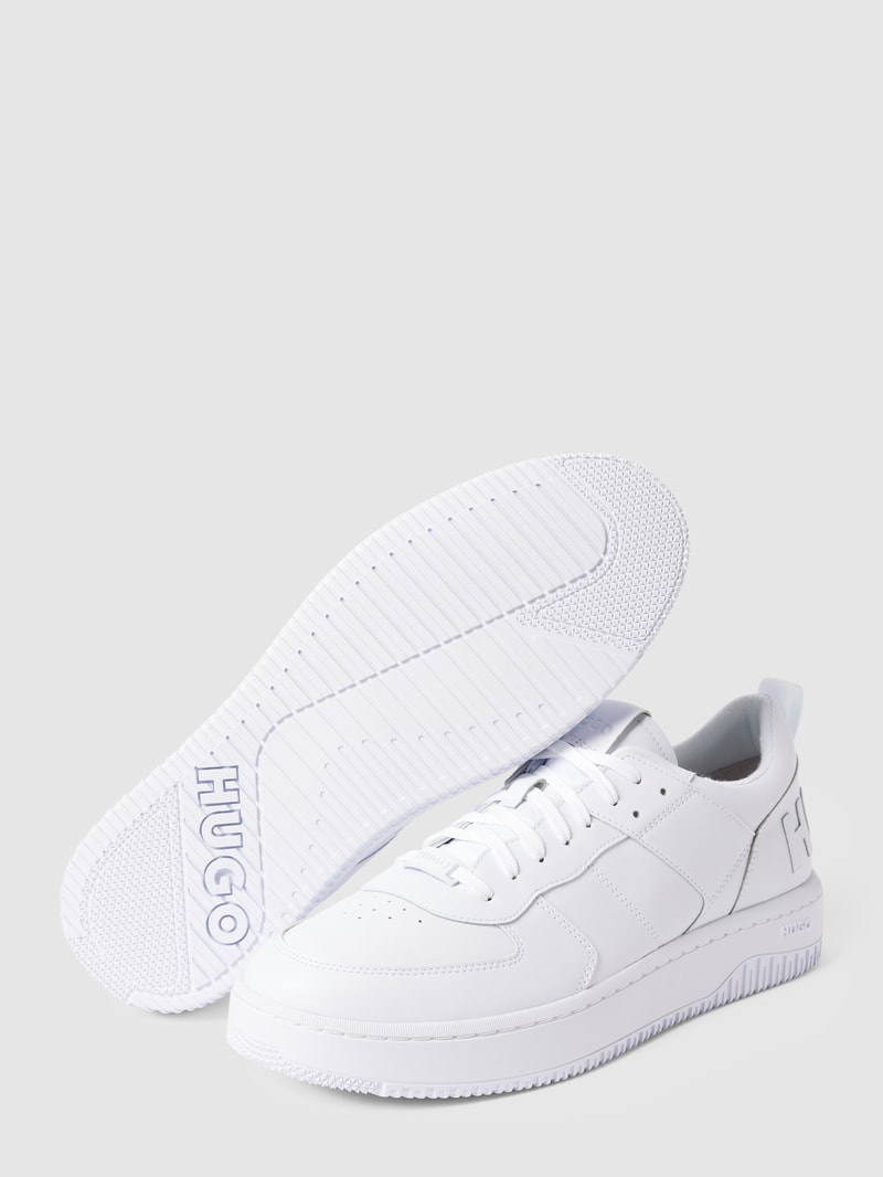 Sneaker mit Label-Details Modell 'Kilian' in weiß