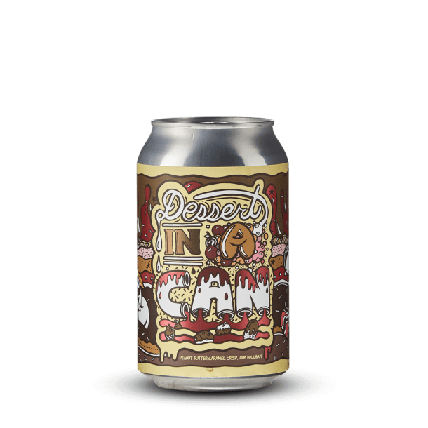 Dessert in a Can Peanut Butter Caramel Crisp Jam Doughnut 33cl