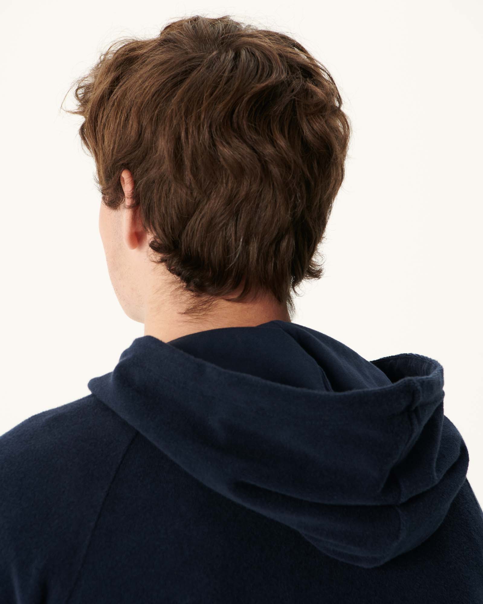 Veste zippée éponge à capuche Marine Nazare