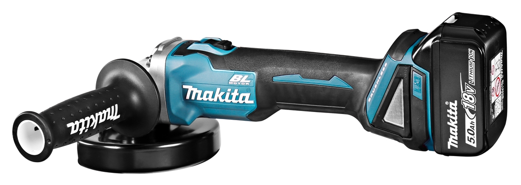 Makita DGA504RTJ 18V 5,0Ah vinkelslip 125 mm