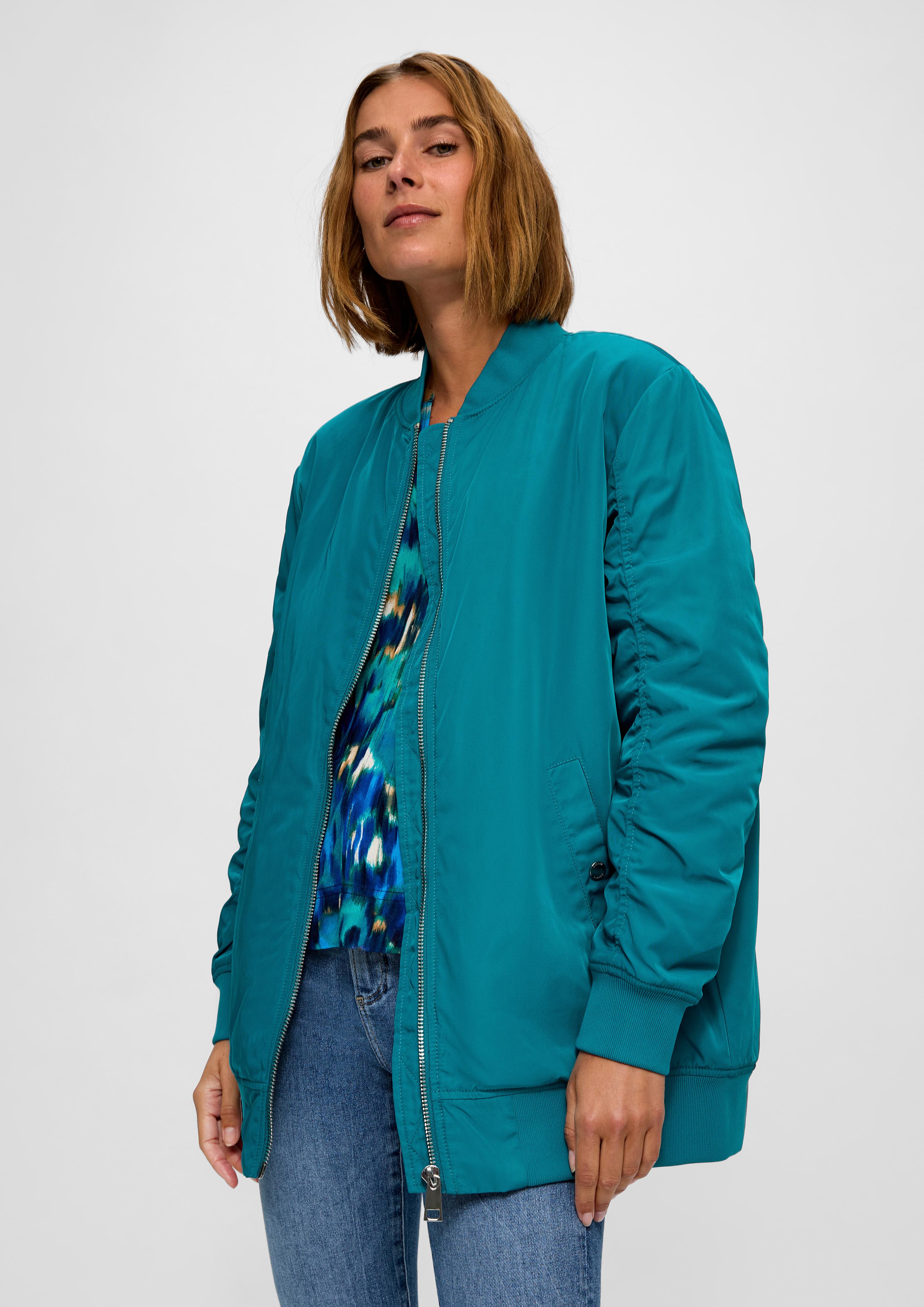 Wattierte Bomberjacke mit Raffung  2139765-6694