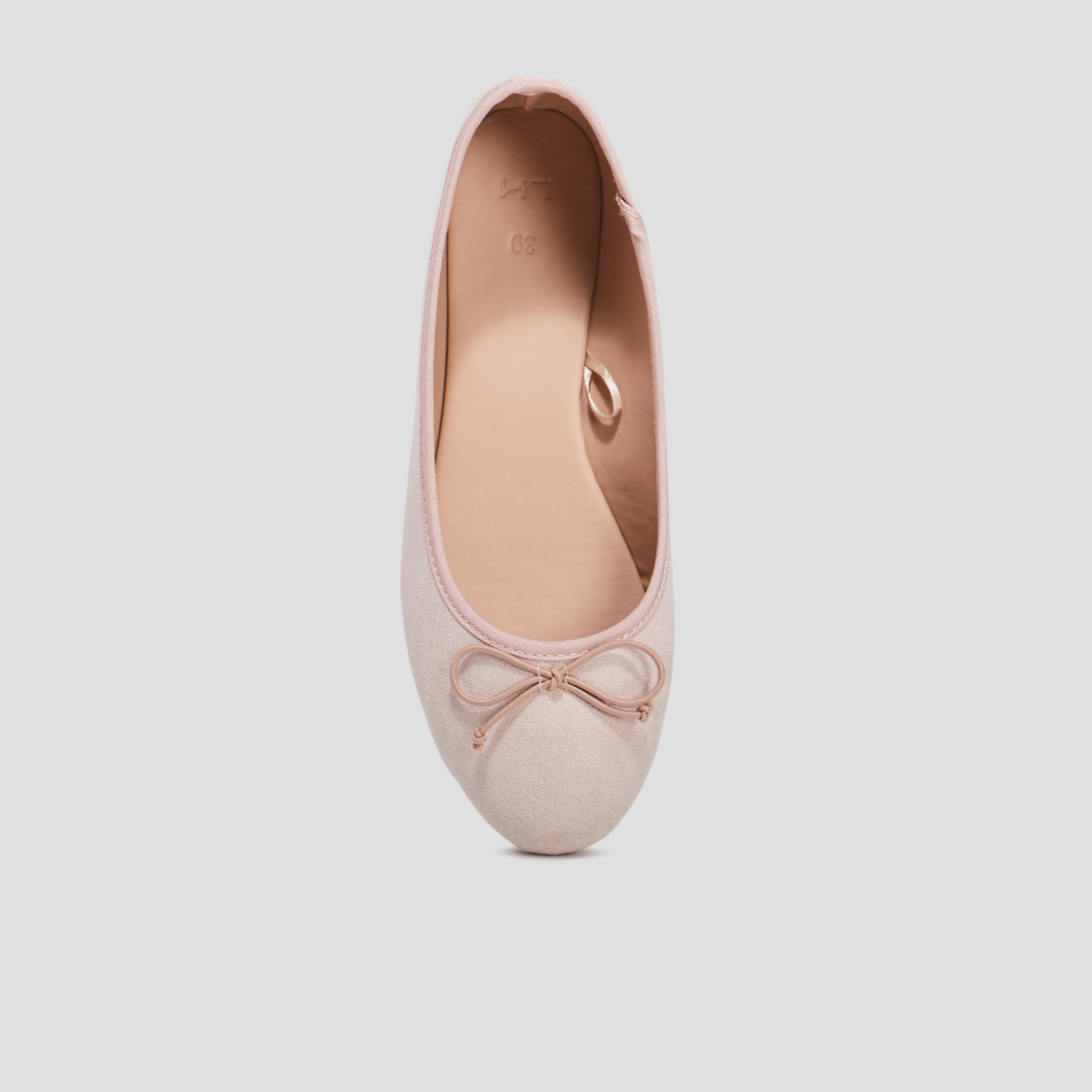 Ballerines avec noeuds rose femme | La Halle