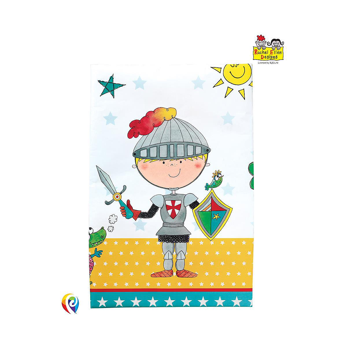 Party-Tischdecke Tapferer Ritter, Kunststoff, 120 x 180 cm