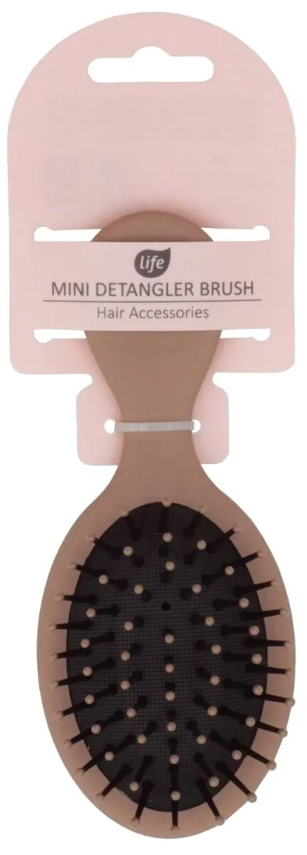 „Life Mini Detangler“ plaukų šepetys smėlio spalvos