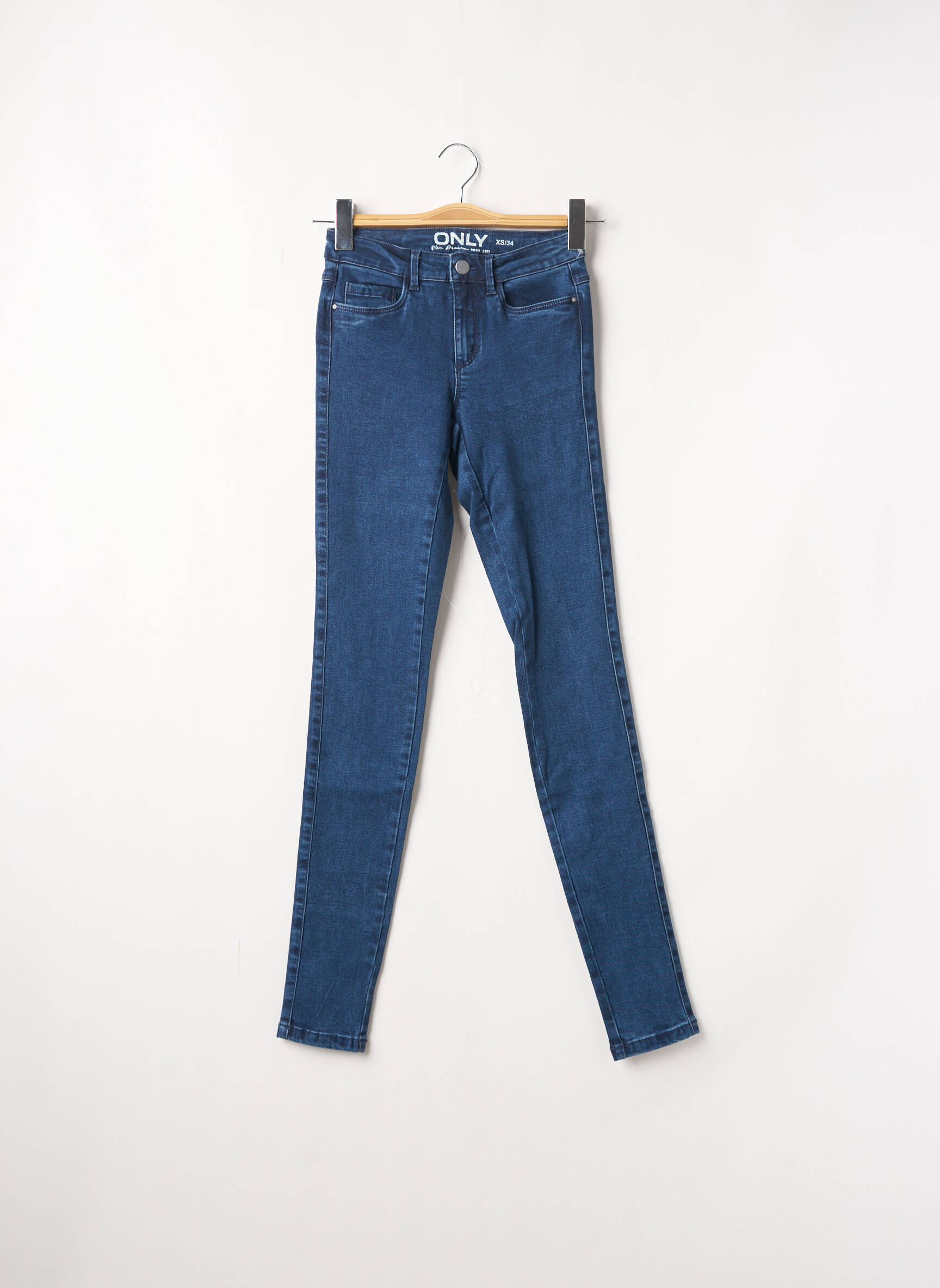 Only Jeans Skinny Femme couleur bleu