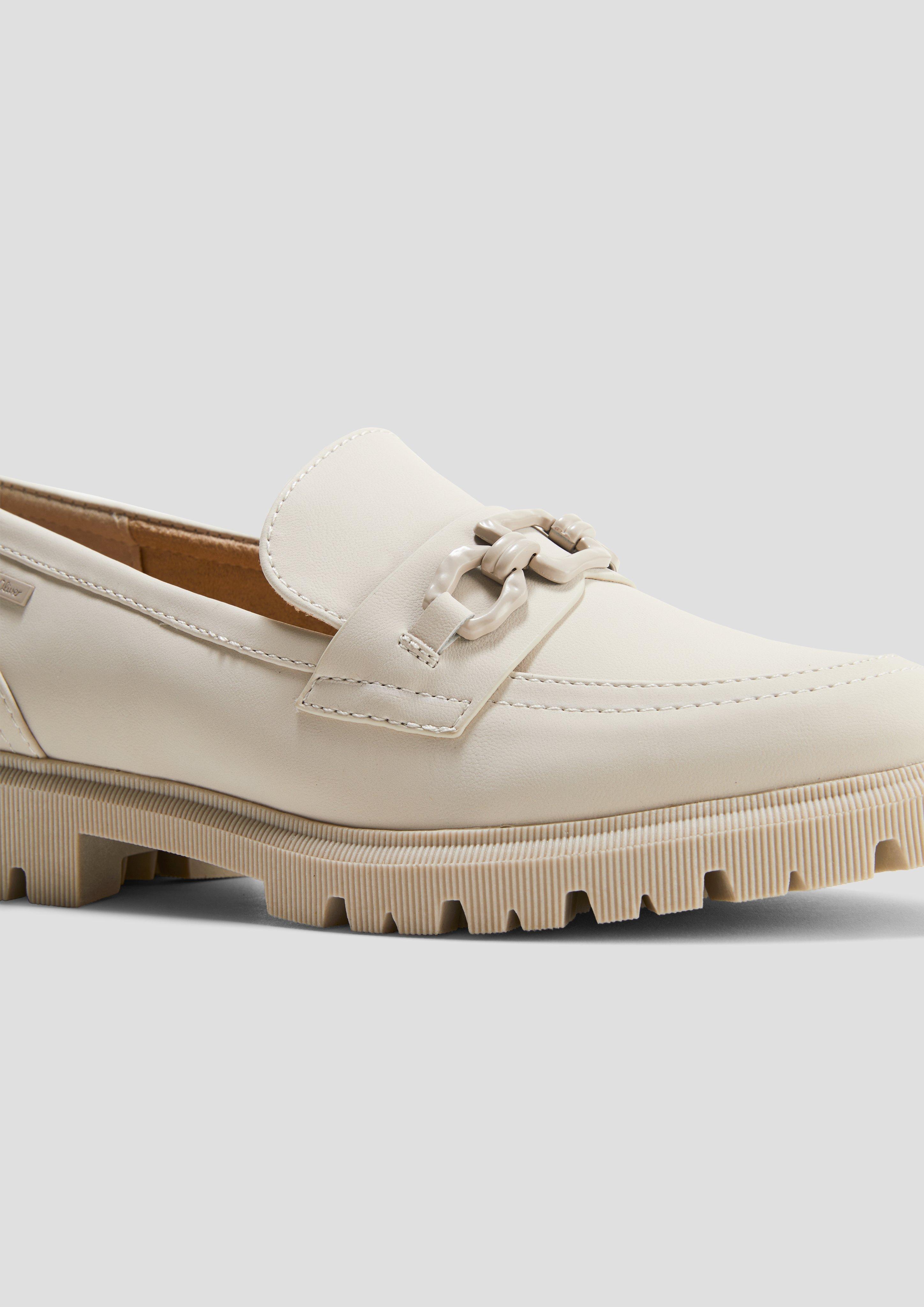 Modische Loafer in Leder-Optik  6008890-462