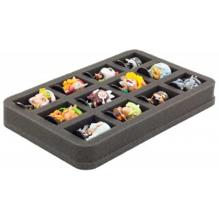 35 mm Half-Size Schaumstoff für 12 Krosmaster Figuren