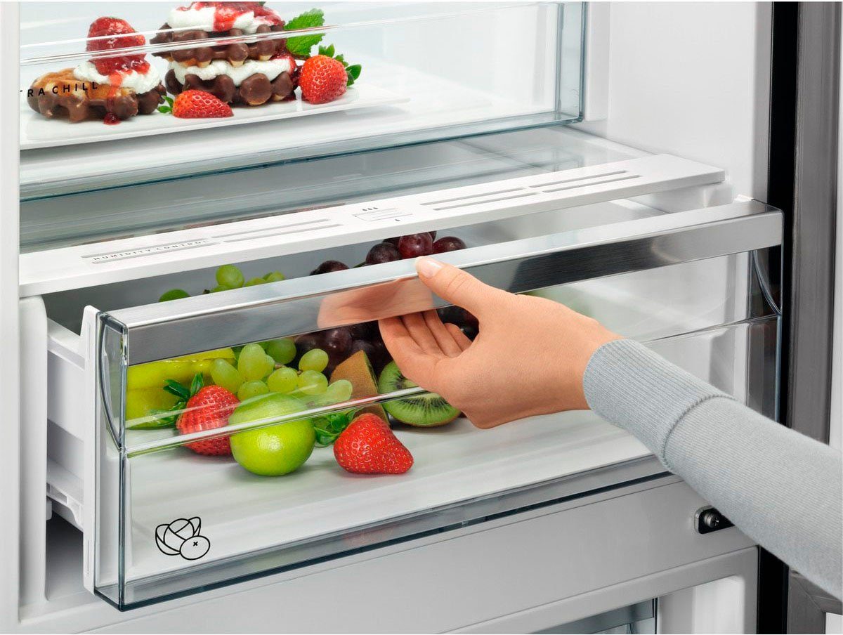 AEG Kühl-/Gefrierkombination RCB736D5MX, 201 cm hoch, 59,5 cm breit