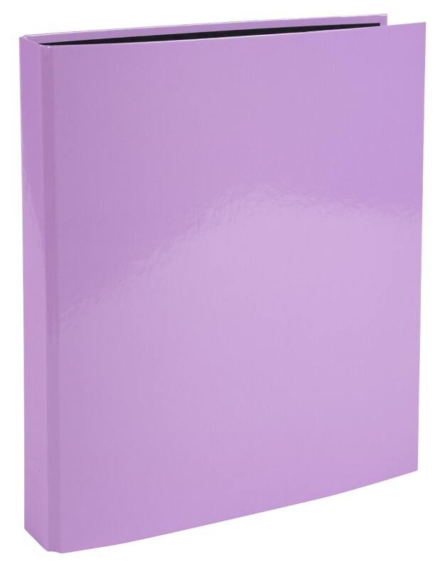 Exacompta Ringbuch 4 Ringe 25 mm Beschichteter Karton DIN A4 Mauve