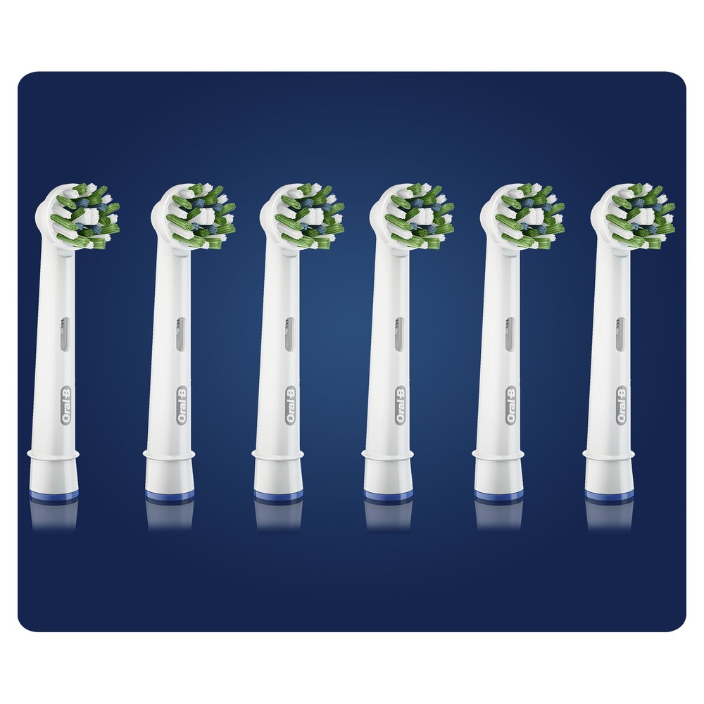 oral-b Oral-B CrossAction Brossette Avec CleanMaximiser, 6 Brossettes De Rechange